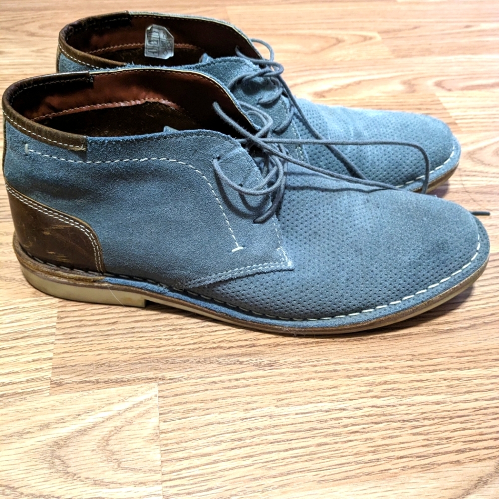 Steve Madden suede chukka boots teal